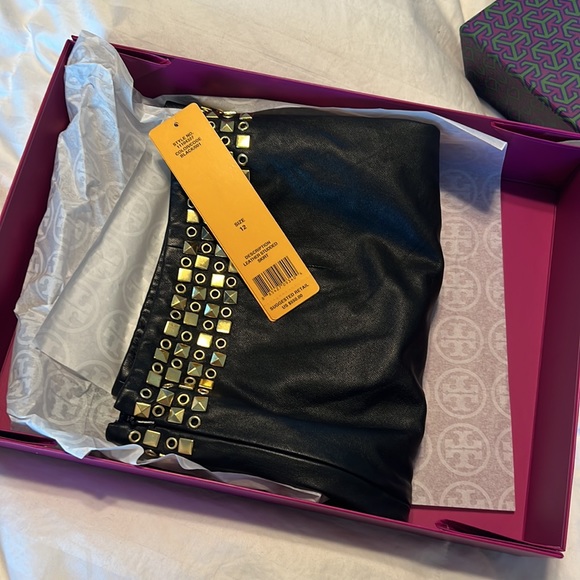 Tory Burch Leather Skirt - Picture 7 of 10